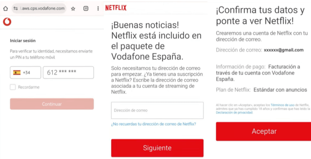 Activar Netflix en Vodafone